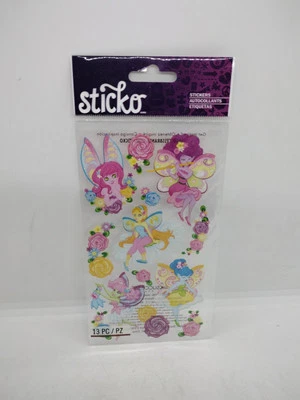 БЛЕСТЯЩИЕ НАКЛЕЙКИ ФЕИ ОТ STICKO - ВЫШЕДШАЯ НА ПЕНСИЮ НАКЛЕЙКА ДЛЯ СКРАПБУКИНГА  - Изображение 1 из 4