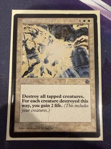 Righteous Fury - Portal Second Age - MTG - Magic the Gathering - Picture 1 of 1