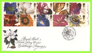 G.B. 1997 Greetings set on Royal Mail u/a First Day Cover, Kew Gardens - Picture 1 of 1
