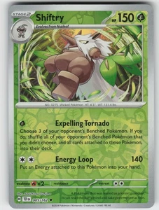 Shiftry - Reverse Holo Uncommon SV05: Temporal Forces 005/162 Pokemon - Picture 1 of 2