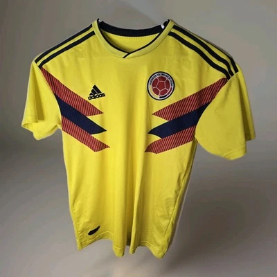 CAMISETA DE FUTBOL LOCAL SELECCIÓN COLOMBIA 2018 2019 ADIDAS TALLA XL Foto 1 de 4