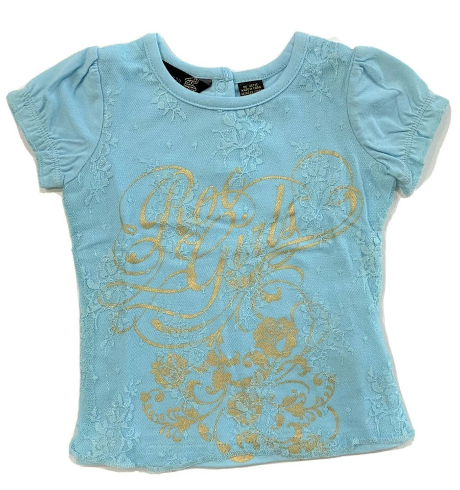 ROCAWEAR NIÑAS TOP - AQUA NET TALLA 18 MESES - CAMISETA MANGA CORTA Foto 1 de 1