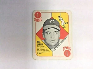 1951 CARTOLINA DA BASEBALL RETRO ROSSO DI MIKE GARCIA #40 IN SERIE DI 52 - BELLA CARD - Foto 1 di 2