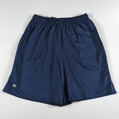 Russel Athletic Men's Shorts L Navy Drawstring Activewear Sports Basketball  - Image 1 of 4