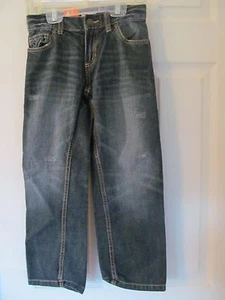 NWT Boy's size 6 Reg., STRAIGHT BLUE JEANS, Joe Fresh, Medium Blue, Brown Tint - Picture 1 of 7