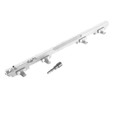 Fit 1997-2001 Jeep Wrangler TJ Cherokee XJ 4.0L Billet Aluminum Fuel Rail SILVER - Image 1 of 4
