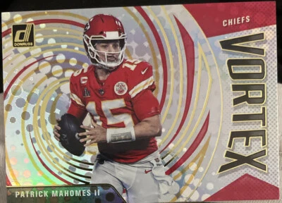 2021 Panini Donruss PATRICK MAHOMES II VORTEX #VTX-PMA Chiefs! - Image 1 of 2