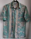 Vintage Surf Gear Tropical Hawaiian Cotton Shirt 42"-106.5cm S (11953H