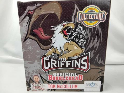 2016 Collector Series Tom McCollum Bobblehead Grand Rapids Griffins Cover