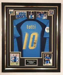 Francesco Totti Italy Signed Shirt Autographed Jersey Aftal Dealer - Picture 1 of 2