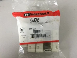 PAQUETE DE 10 CLIPS DE SOPORTE WIREMOLD NM2003 MARFIL...LOTE DE 5 - Imagen 1 de 1