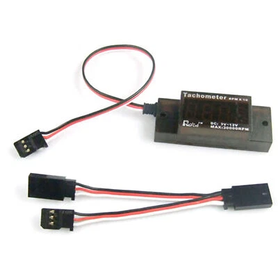FUTABA Plug Ignition Mini Tachometer for Rcexl Gasoline Engine RC Aircraft Model - Image 1 of 4