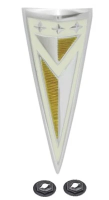 Front Panel Header Emblem For 1962 Pontiac Bonneville Catalina and Grand Prix Foto 1 de 4