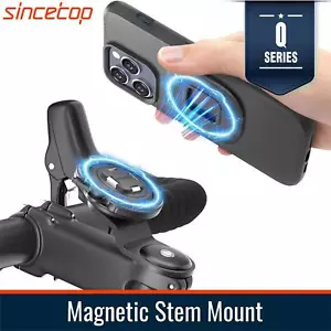 Magnetic Bike Stem Phone Mount-Handlebar Holder for MTB & Road Bikes【Series Q】 - Picture 1 of 13