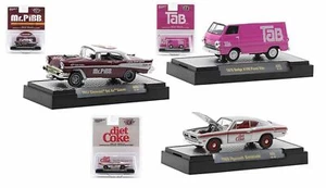 M2 machines 1:64 Coca Cola A05 Bel Air Gasser,Barracuda, A100 VAN set of 3 - Picture 1 of 1
