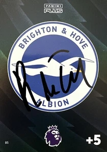 Tarjeta firmada a mano Panini Adrenalyn XL Plus 24 Brighton Roberto De Zerbi - Imagen 1 de 1