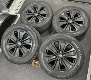 20" BLACK FORD F-150 LARIAT OEM FACTORY WHEELS TIRES RIMS LIMITED PLATINUM TPMS - Picture 1 of 24