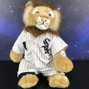 2003 Build A Bear WWF World Wildlife Fund Roaring Lion C VIDEO Chicago White Sox - Picture 1 of 16