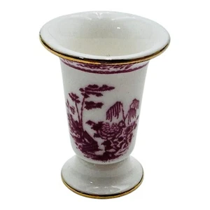 Vintage Miniature Dollhouse Porcelain Meissen Vase SIGNED SW - Picture 1 of 7