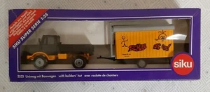  SIKU 1/55 CAMION MERCEDES UNOMOG CON ROULOTTE.RARO #2533.NO BURAGO NO POLISTIL  - Foto 1 di 2
