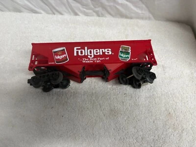K-Line 0/027 Limited Edition 1990 Folgers Coffee 2-bay Hopper, No Top, No Box - Image 1 of 4