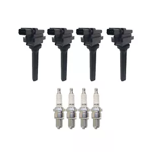 Hitachi 4 Ignition Coil 4 NGK Nickel Spark Plugs Kit For Sidekick 1.6 1.8 L4 - Picture 1 of 1