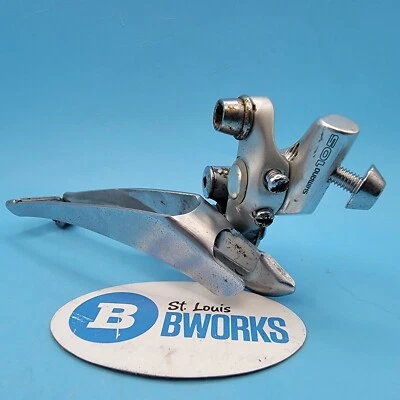 Shimano 105 Front Derailleur FD-1055 Bottom Pull Braze On Double 80's  l2 - Image 1 of 4