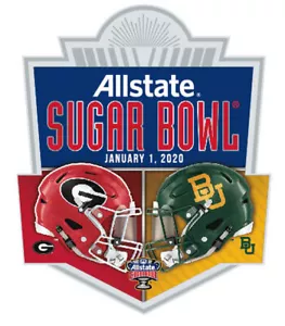 2020 Allstate Sugar Bowl Collector Pin Georgia Bulldogs vs Baylor Bears Official - Picture 1 of 1