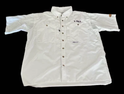 Drake Waterfowl LSU Men's Wingshooter's Shirt Size MEDIUM measurements in Desc. - Image 1 of 4