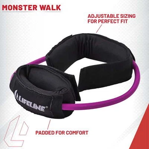 Low Resistance Bands with Ankle Cuffs, 20 lbs. - Picture 1 of 5
