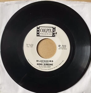 NINA SIMONE "BLACKBIRD" / "LITTLE LIZA JANE " on COLPIX- PROMO  (VG) - Picture 1 of 4