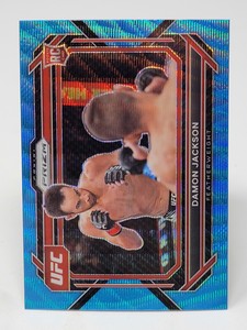 Damon Jackson 2023 Panini Prizm UFC Blue Wave Prizm RC Rookie #50