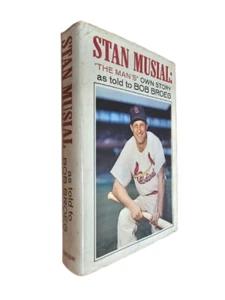 SIGNED - Stan Musial : The Man's Own Story As Told to Bob Broeg - 1st ed. 1964 - Picture 1 of 10