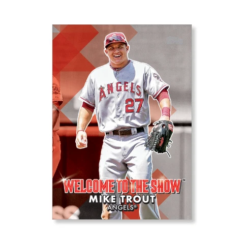 Mike Trout Los Angeles Angels 10x14 Topps 2022 Poster /99 Cover