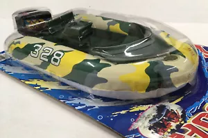 Lancha rápida inflable de juguete camuflada 328 con motor Soma Intl Ltd, funciona con pilas nueva - Imagen 1 de 5