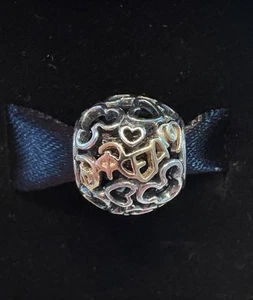 Pandora x Disney Mickey Mouse DREAM Charm Bicolor Silber & 14k Gold Selten & Rarität - Bild 1 von 10