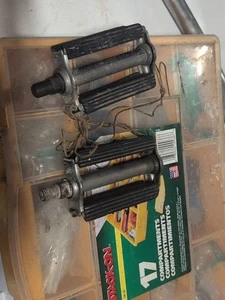 VTG MidCent Wald 7140 Bicycle Pedals 1/2" Shelby Monark Murray Shelby Rollfast  - Picture 1 of 8