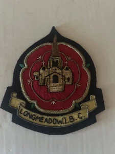 Longmeadow Indoor Bowling Club embroidered badge - Picture 1 of 2