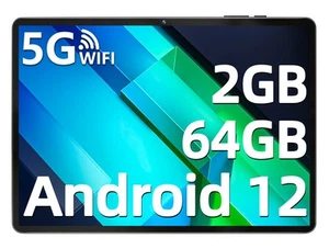 10 Zoll Android FHD Tablet 2GB RAM 64GB ROM Quad-Core 1.6GHz Dual Kamera WIFI - Bild 1 von 12