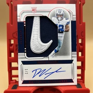 2023 Panini National Treasures Nike Swoosh 1/2 Deuce Vaughn Rookie RPA Auto - Picture 1 of 4