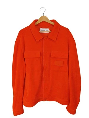 CALVIN KLEIN Veste en velours côtelé Dames Veste T EU 42 rouge style décontracté - Photo 1/4