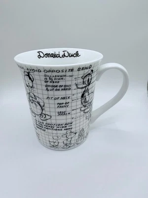Подлинный альбом для набросков Disney 12 унций Кофейная кружка - Дональд Дак - Изображение 1 из 4