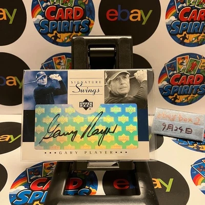 2002 Upper Deck Gary Player Sticker Autograph PGA Tour Signature Swings Card - Image 1 of 2