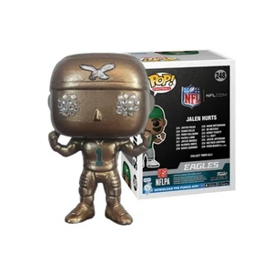 🔥 PrimeTime Customs Diamonds Jalen Hurts Funko Pop! Bronze Metallic 1-of-1 - Picture 1 of 5