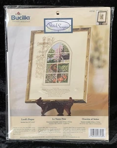 Bucilla Stichlandschaften gezählt Kreuzstich Set Das Gebet des Herrn  - Bild 1 von 6