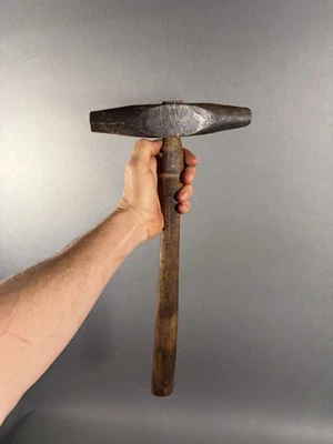 Martillo remachador de plomería o constructores de puentes de colección raro. Remache.Antiguo Foto 1 de 4