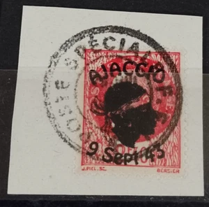 Local France 1944 Liberation Overprint Used Stamped AJACCIO - Picture 1 of 1
