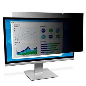 3M Privacy Filter for 24 inch widescreen LCD monitor. Black anti-glare privacy s - Picture 1 of 6