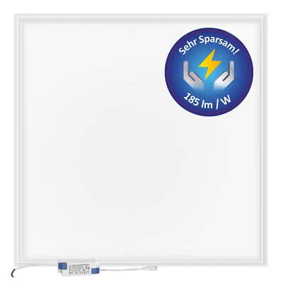 LECOM LED Deckenleuchte 62x62 24W Neutralweiß LED Panel SEHR SPARSAM! Energieeffizient