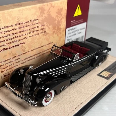 1/43 Sello GLM Cadillac Victoria Convertible Cupé 1934 452D V16 Negro STM34803 Foto 1 de 2